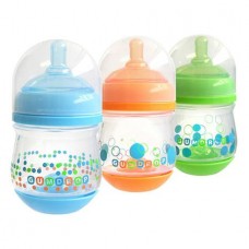 THE FIRST YEARS GumDrop GentleVent Wide Bottle 4oz 3pk Slow Flow Asst